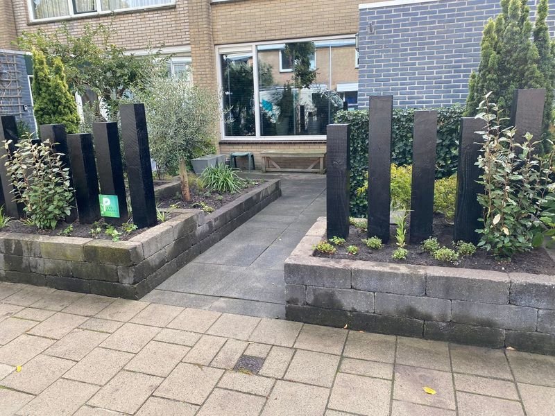 Nieuwe beplanting – Maasdijk – tuinproject door Van Paassen Hovenier, foto 3