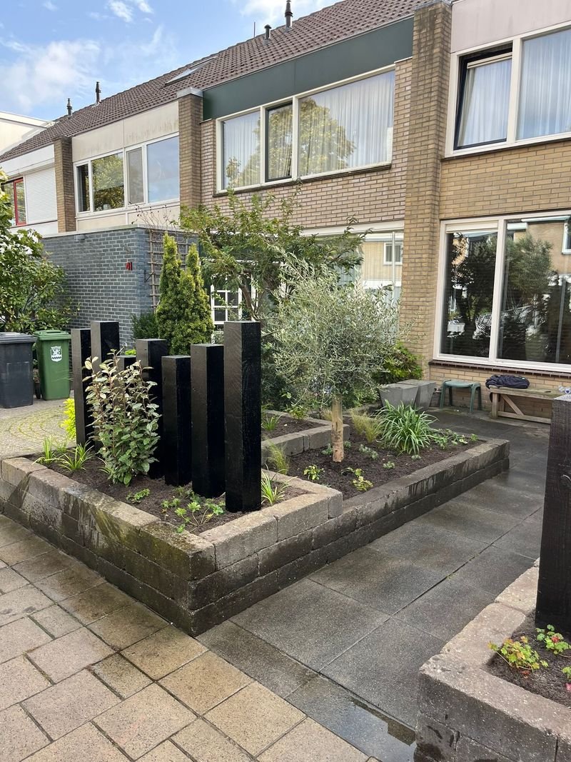 Nieuwe beplanting – Maasdijk – tuinproject door Van Paassen Hovenier, foto 6