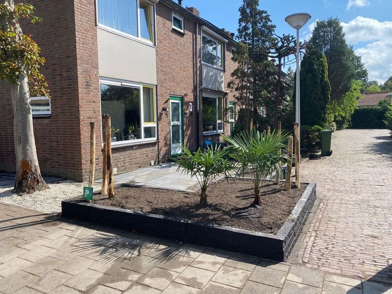Voortuinrenovatie – Maasdijk – tuinproject door Van Paassen Hovenier, foto 1