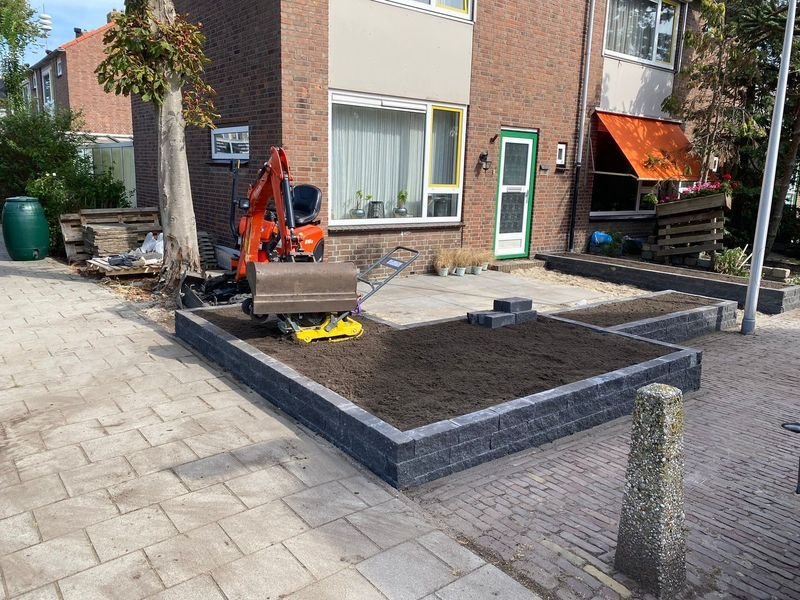 Voortuinrenovatie – Maasdijk – tuinproject door Van Paassen Hovenier, foto 2